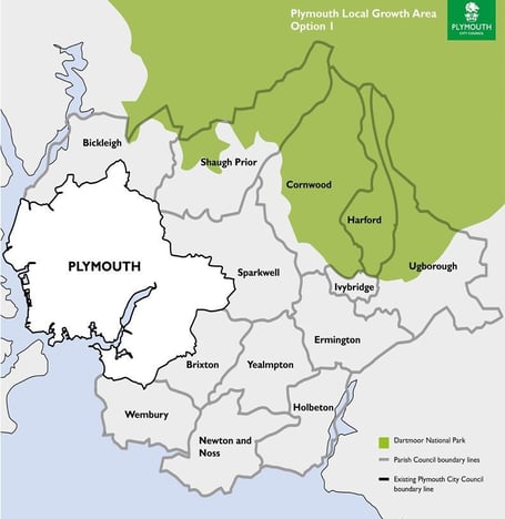 Plymouth Growth Area. Image Plymouth City Council