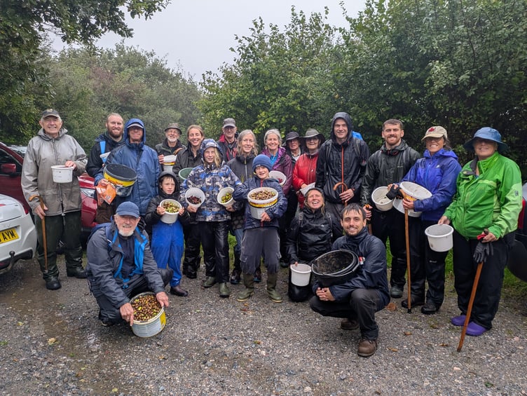 Andrews Wood Seed Collecting Sept 25 Moor Trees