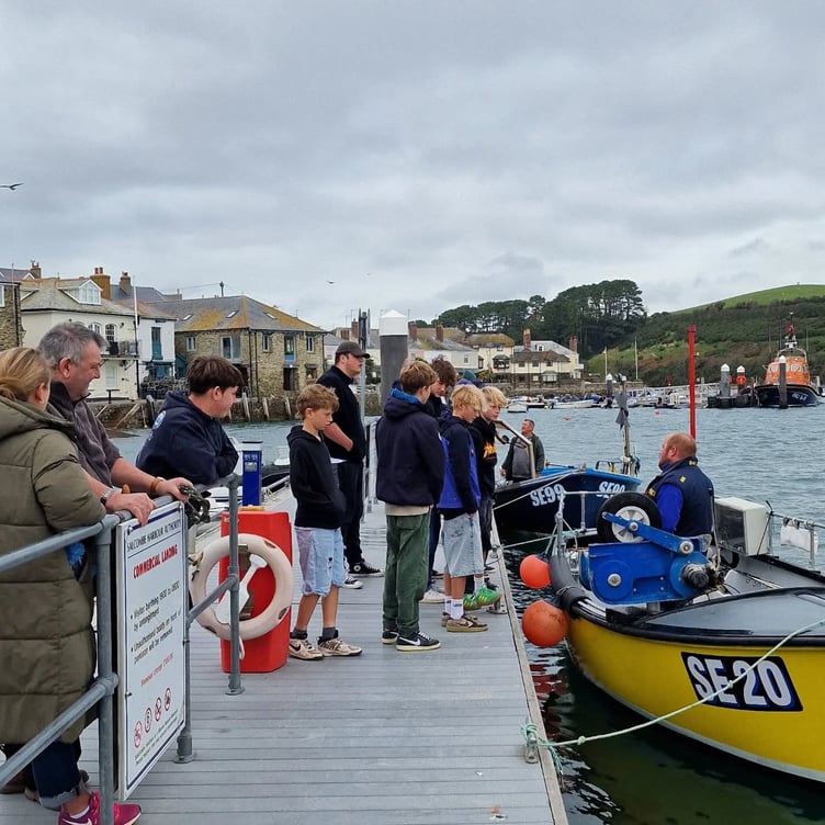 Members of Devon Young Fishers enjoy their Fishing Day