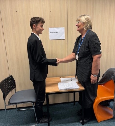 Dartmouth Academy Year 11 pupils shine in mock interviews 