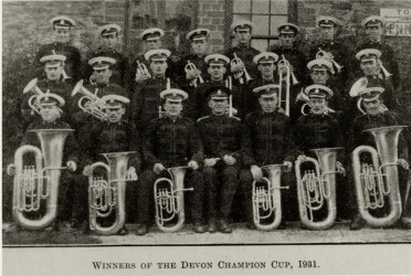 Kingsbridge Silver Band. Winners of the Devon Champion Cup. 1931