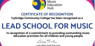 Ivybridge Community College named as lead school for music