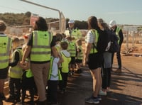 Newton Ferrers pupils explore eco-friendly homes at Collaton Park