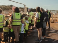 Newton Ferrers pupils explore eco-friendly homes at Collaton Park