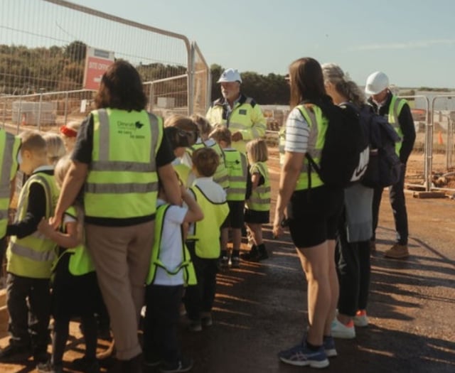 Newton Ferrers pupils explore eco-friendly homes at Collaton Park