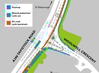 Woolwell to The George Transport scheme phase one nears completion