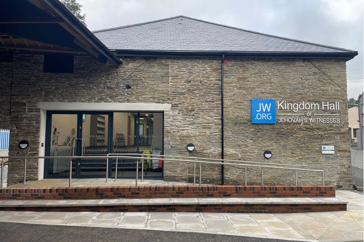 New Jehovah's Witnesses Kingdom Hall in Kingsbridge 