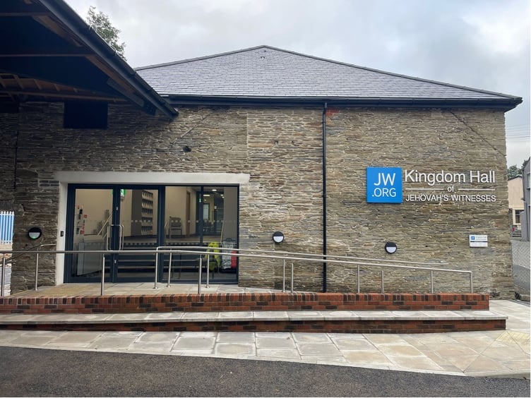 New Jehovah's Witnesses Kingdom Hall in Kingsbridge