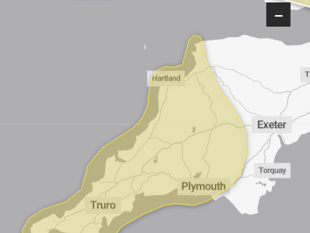 Wintry showers may disrupt parts of South Hams