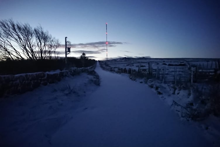 The beauty of Dartmoor in the snow at Princetown. Picture by Helen Jackson/Dartmoor Photographer