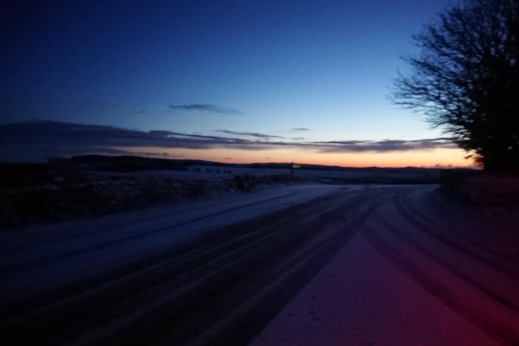 The beauty of Dartmoor in the snow at Princetown. Picture by Helen Jackson/Dartmoor Photographer