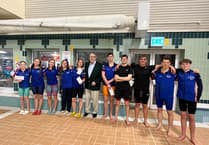 Ollie and Frida rule the Kingsbridge Kingfishers pool