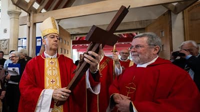 Catholic Bishop installed in Plymouth after three years