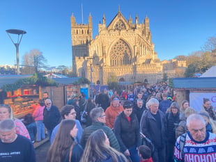 Discover Exeter Cathedral's Christmas Market