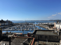 Suspected Russian spy comes ashore from cargo ship at Torquay