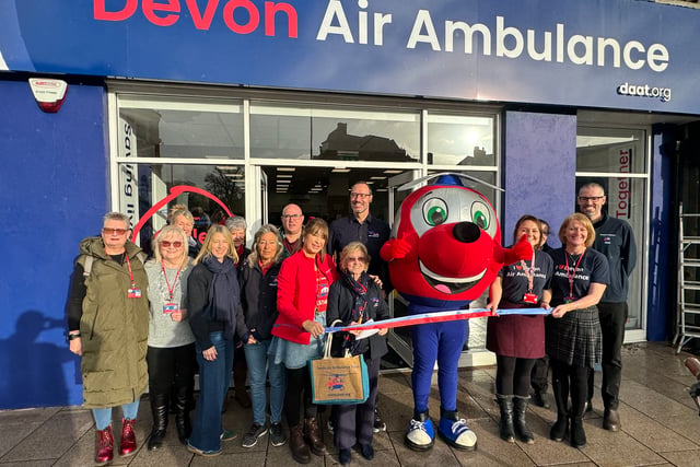 Newest air ambulance charity shop opened by founder
