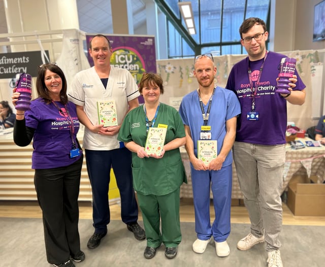 NHS staff charity cookbook to help fund hospital garden project
