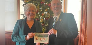 Caroline Voaden selects winner of her Christmas Card competition