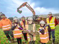 KCC pupils break ground on new housing development