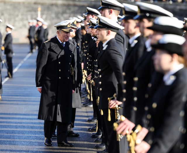 King Honours Royal Navy Cadets in Historic Ceremony