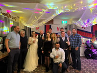 Salcombe RNLI celebrates Malcolm Church's wedding to Lou