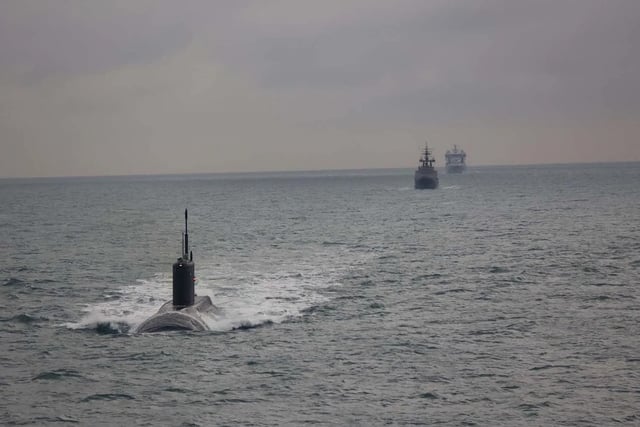 Russian sub passes between the South Hams and Brittany