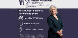 Caroline Voaden invites businesses to post-budget networking event