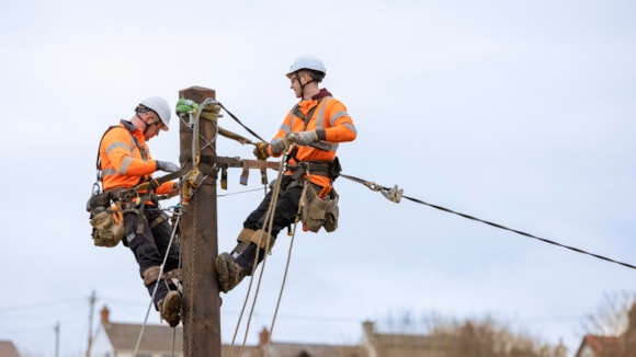 Extreme weather can impact power supplies and high winds may damage equipment.