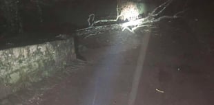 LIVE: Storm Goretti causes chaos on Devon's roads