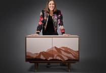 Explore Lucy Turner's bold Marquetry at Torbay Hospital