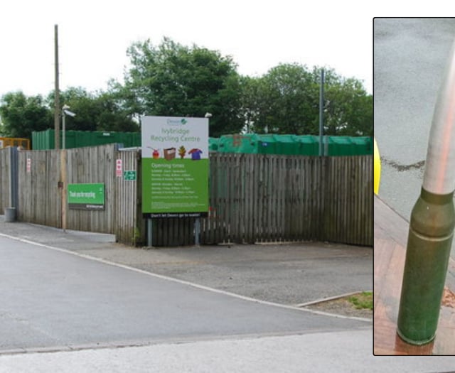Tank shell forces recycling centre evacuation