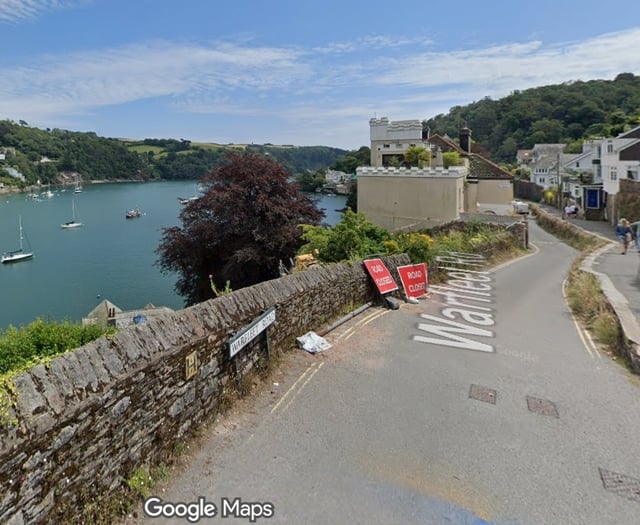 Devon County Council steps in to repair Dartmouth's Warfleet Road 