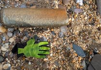 Second suspected bomb found on beach