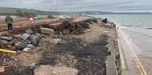 Flooding follows storms in South Devon