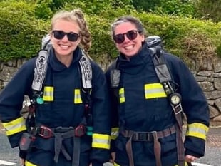 South Hams firefighters tackle Welsh mountains for charity