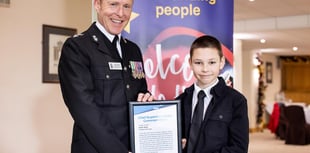 Teenager Arthur Good and PC Simon Cooper praised at awards