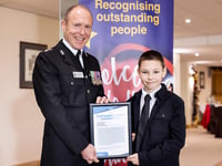 Teenager Arthur Good and PC Simon Cooper praised at awards