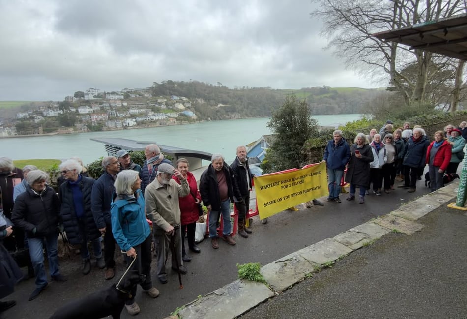 Dartmouth demands action on Warfleet Road closure as dispute persists