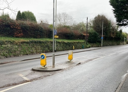 The current 'unsuitable' crossing at Ivybridge