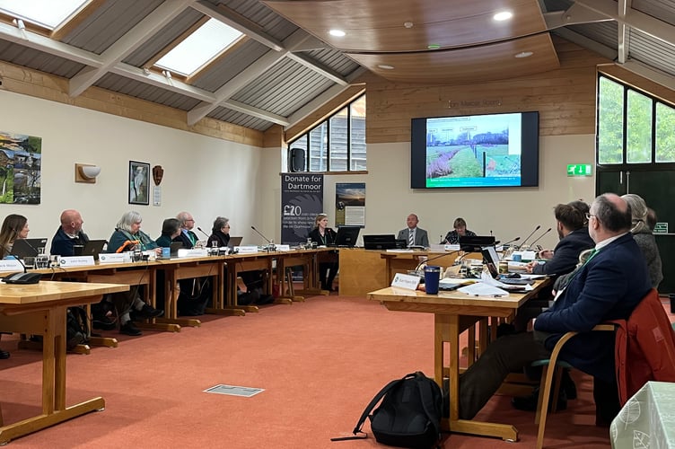 Dartmoor National Park Authority's development management committee consider the dog agility facility at South Brent. Picture: Alison Stephenson