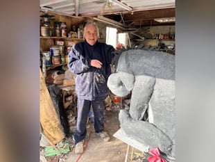 Artist celebrates Winnie the Pooh's milestone with new sculptures