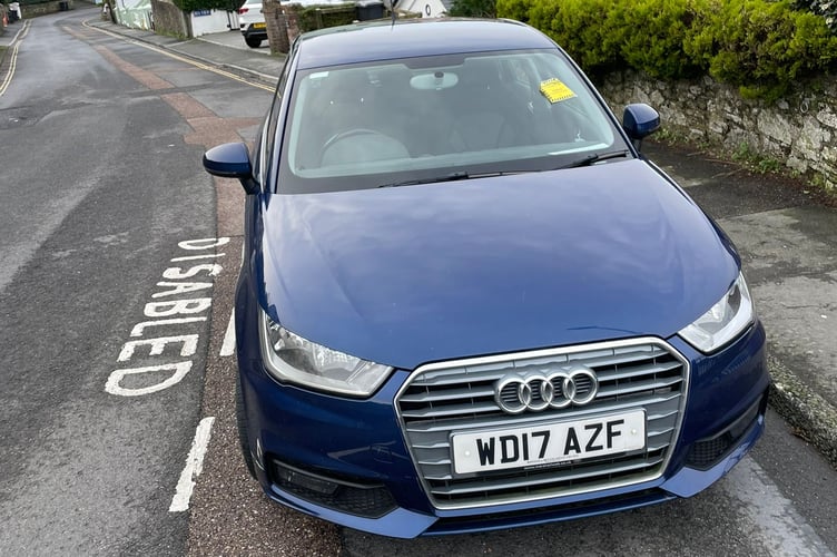 F.O.R.C Car ticketed in Salcombe after dropping off an elderly patient 