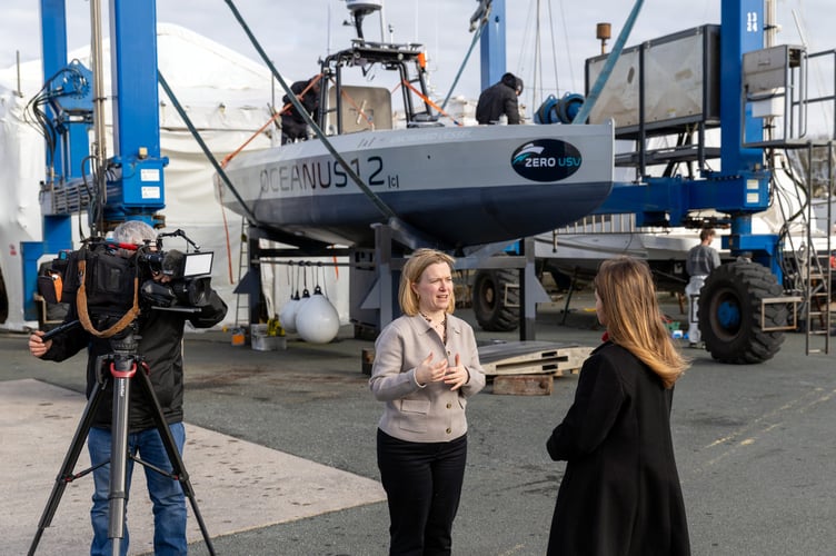 MP Rebecca Smith at the Oceanus