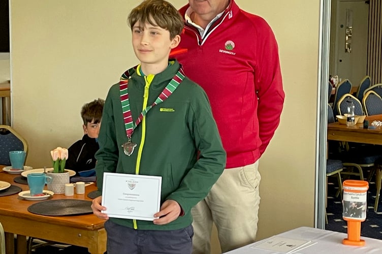 Finn Robson qualifying for the Nick Faldo futures regional final round