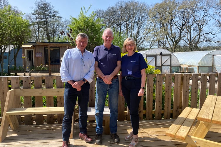 L to R: Ted Tuppen, Chris Parsons and Sarah Wollaston