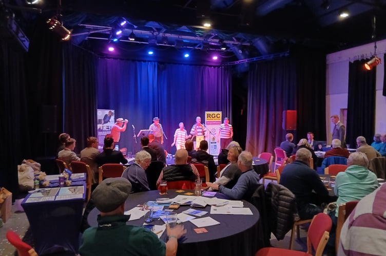 Enjoying the  Dartmouth Rotary Charity Beer Festival