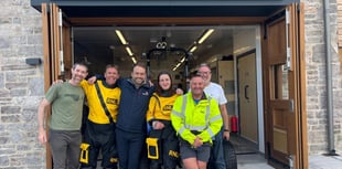 Dart RNLI rescues elderly man who fell in water