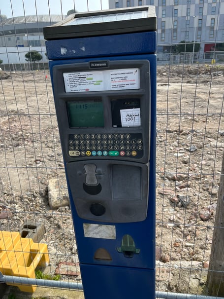 A parking meter in Plymouth. Picture by Alison Stephenson