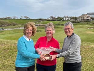 Thurlestone’s Pam and Heather were the pair to beat