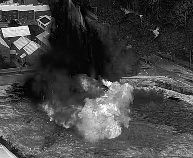 World War Two bomb safely detonated in Plymouth
